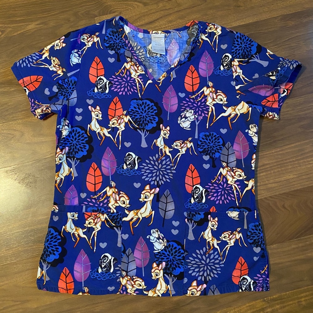 Disney Bambi Scrub Top- XS